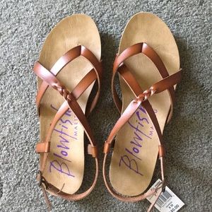 Blowfish strap sandals